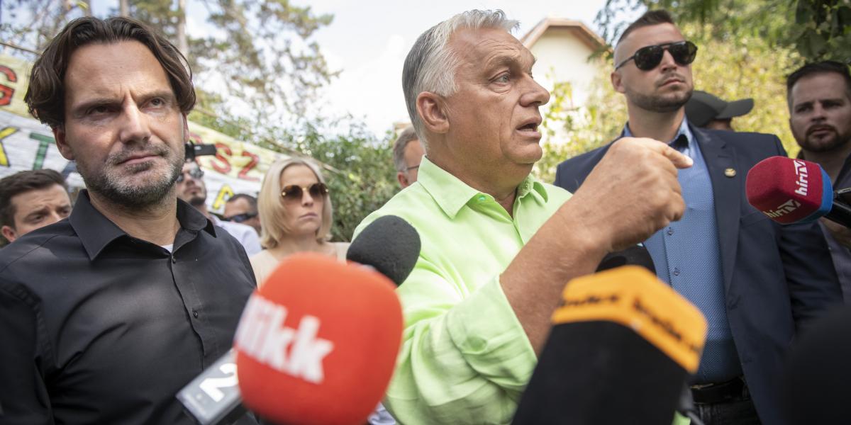 Illusztráció: Orbán Viktor Kötcsén 2024. szeptember 7-én 