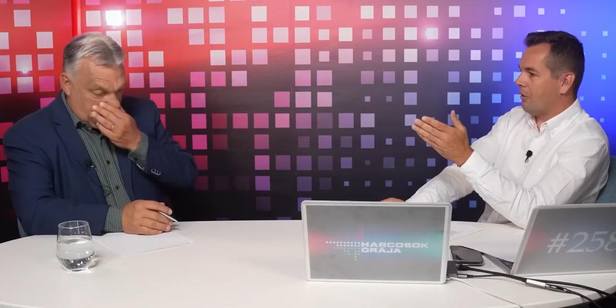 Orbán Viktor és Németh Balázs a Harcosok Órája című podcast első adásában július 29-én 