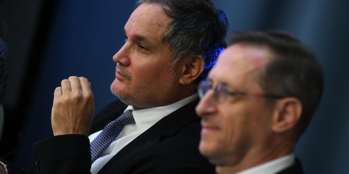 Nagy Márton és Varga Mihály a Közgazdász-vándorgyűlésesen 2025. szeptember 4-én