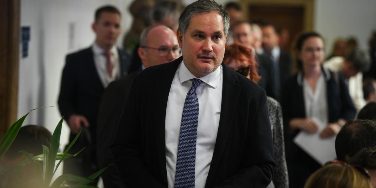 Nagy Márton a Közgazdász-vándorgyűlésesen 2025. szeptember 4-én