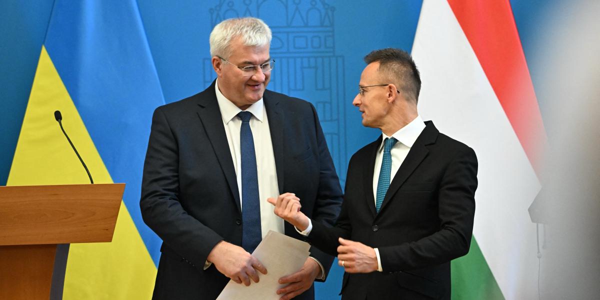 Andrij Szibiha és Szijjártó Péter 2024. szeptember 30-án