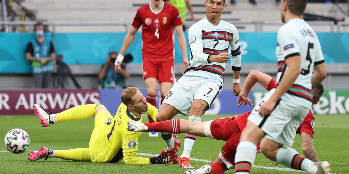 Ronaldo a 2021-es Eb-n, Budapesten két gólt is szerzett a magyarok ellen