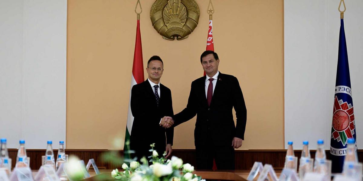 Szijjártó Péter Minszkben szeptember 10-én 