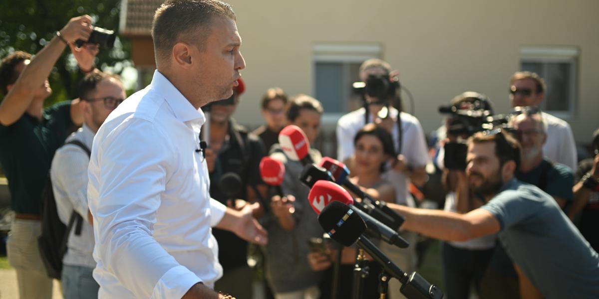 Menczer Tamás 2025. szeptember 7-én Kötcsén