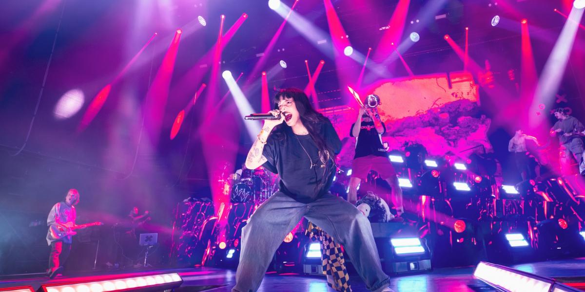 Sisi megköszönte a közönségnek, hogy női előadóként a csaknem tizenkétezres Parkban léphet fel