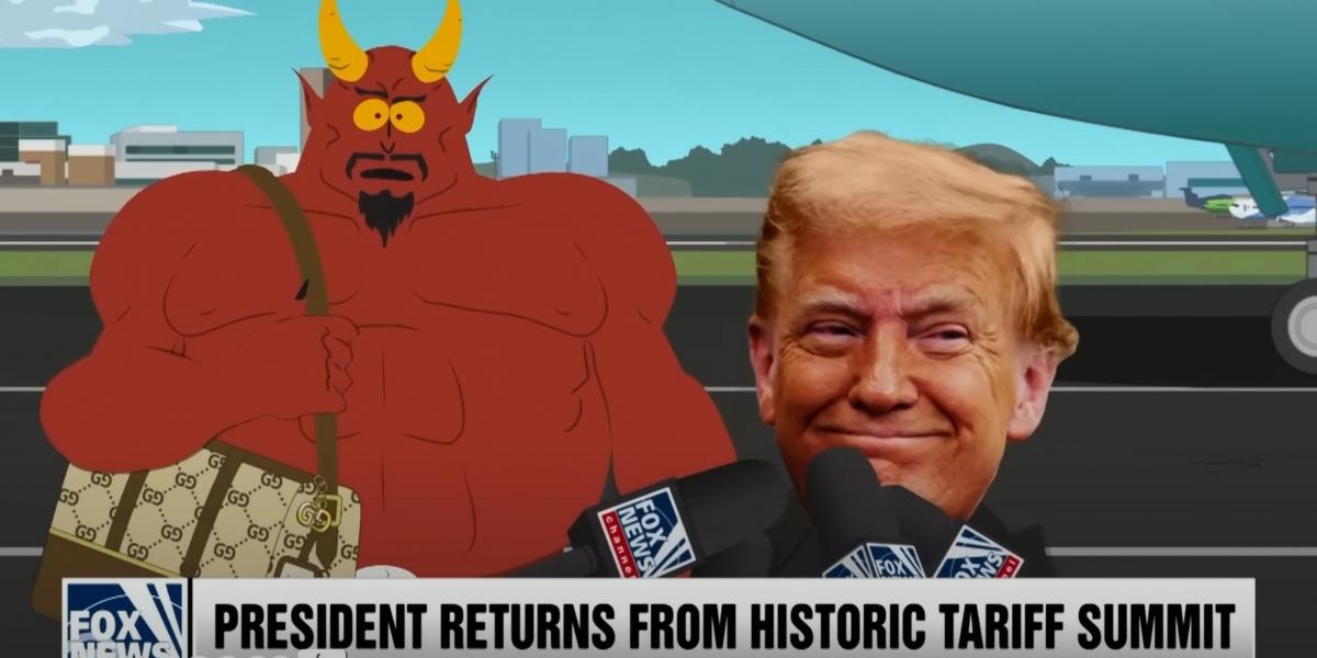 Senkit sem kímélő humor. A sátán és haverja, Donald Trump a South Parkban