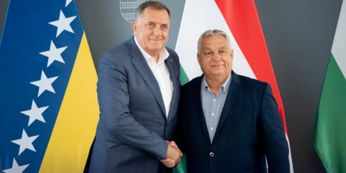 Orbán egy újabb elítélt politikus – Milorad Dodik – mellett állt ki