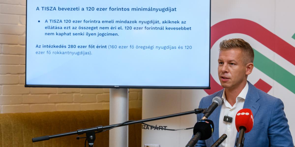 Magyar Péter 2025. szeptember 23-án