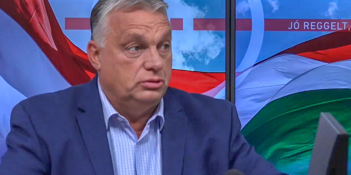 Orbán Viktor a Kossuth rádió Jó reggelt, Magyarország! című műsorában szeptember 26-án 