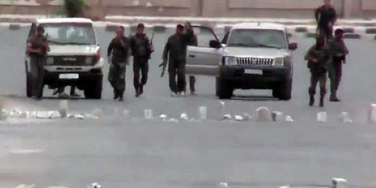 Illusztráció: Szír milícai akcióban 20212-ben 