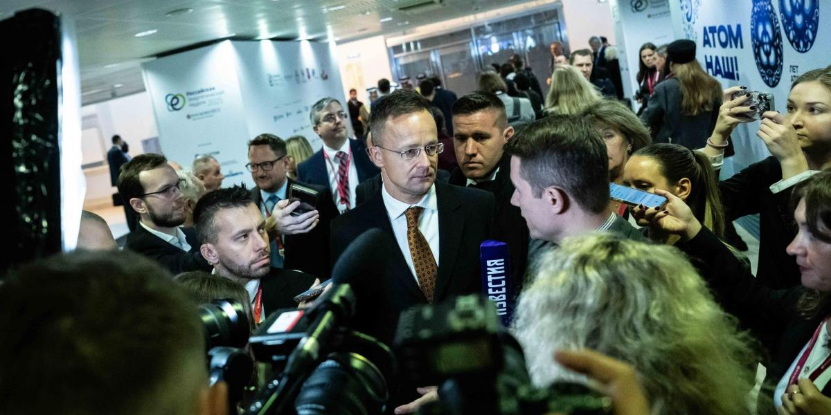 Szijjártó Péter a Russian Energy Week 2025 konferencián Moszkvában október 15-én 