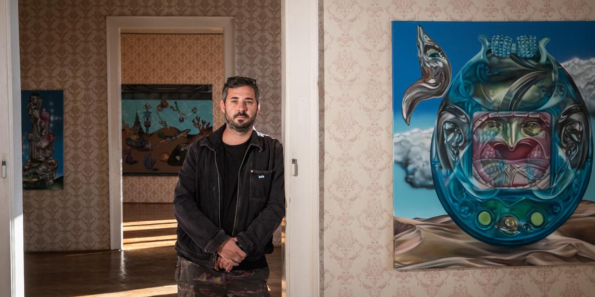 Keresztesi Botond az új képeivel a mesterséges intelligencia működésére is reflektál