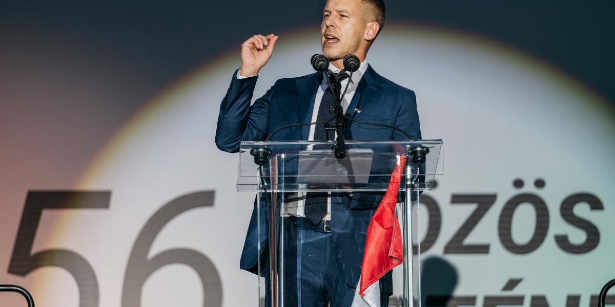 Magyar Péter 2024. október 23-án