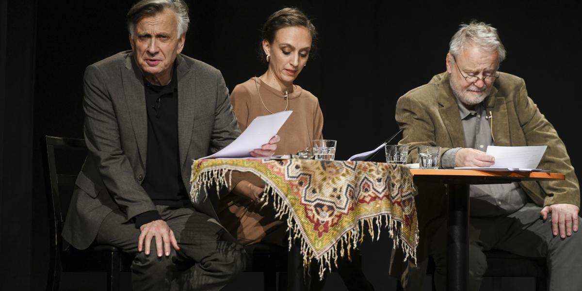 Mácsai Pál, Sodró Eliza és Máté Gábor 