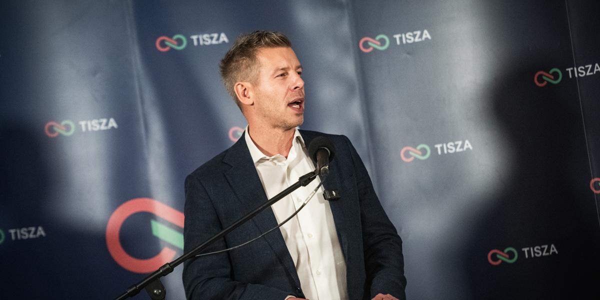 Magyar Péter országjárása egyik korábbi állomásán