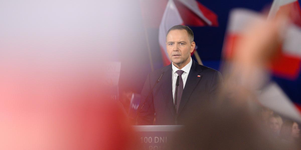 Karol Nawrocki lengyel köztársasági elnök