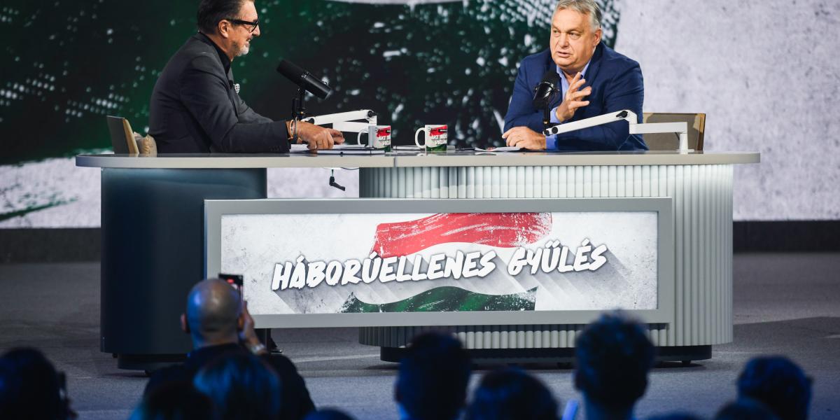 Orbán Viktor a Digitális Polgári Körök békegyűlésén Kecskeméten december 6-án 