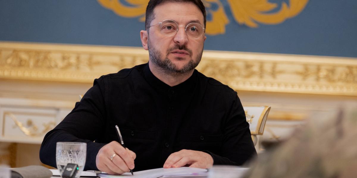 Volodimir Zelenszkij ukrán elnök