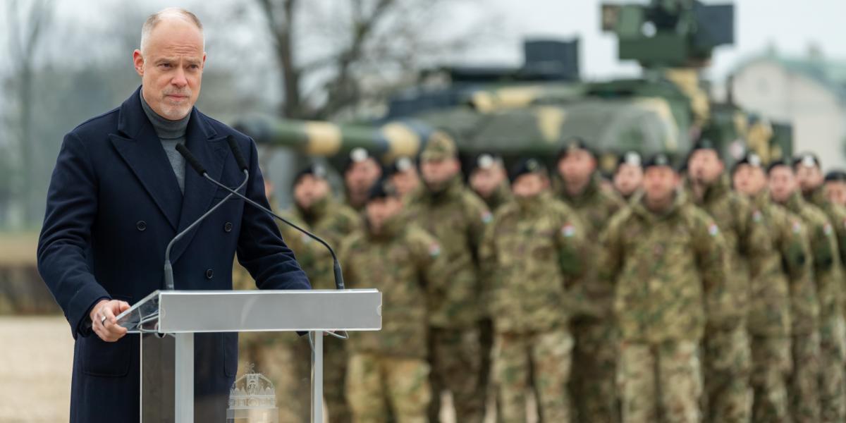 Szalay-Bobrovniczky Kristóf honvédelmi miniszter  egy korábbi eseményen
