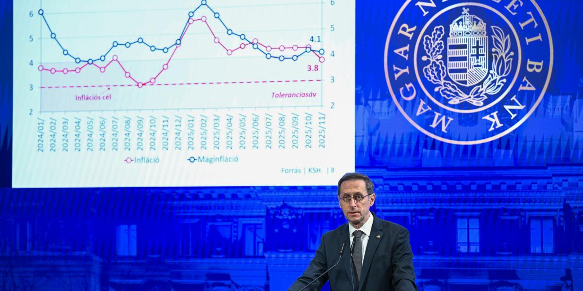 Varga Mihály jegybank­elnök az alacsonyabb inflációs várakozások miatt már nem zárja ki a kamatcsökkentés lehetőségét