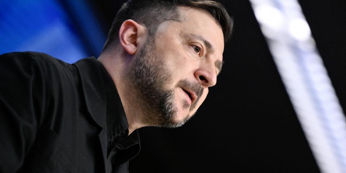 Volodimir Zelenszkij ukrán elnök