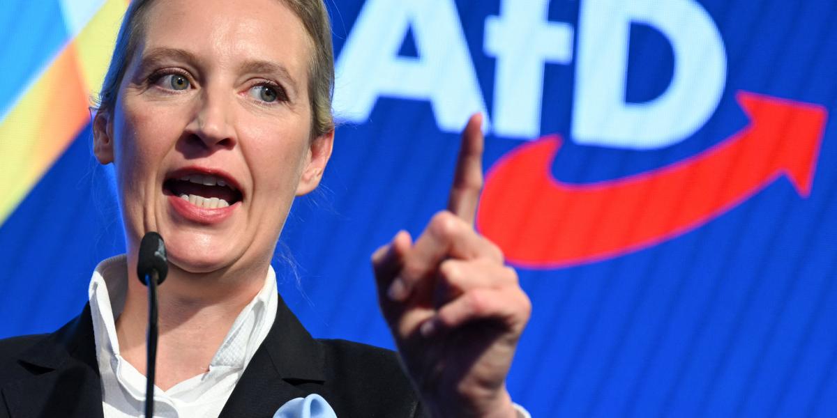 Alice Weidel ünnepli az AfD eredményét
