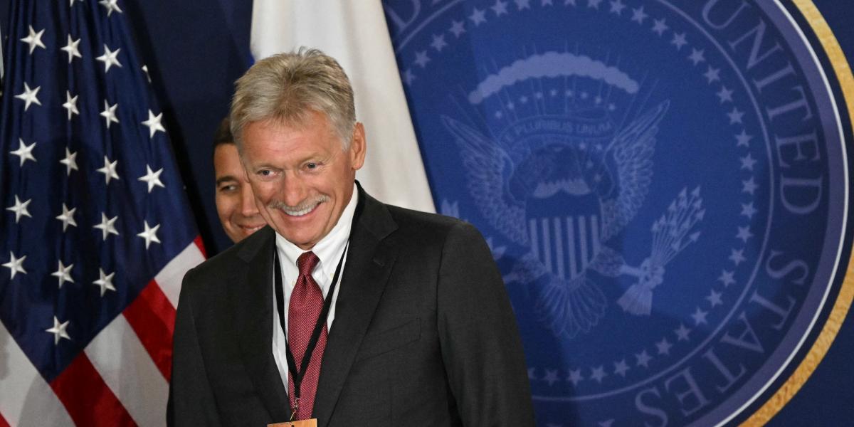 Dmztrij Peszkov a 2025. augusztus 15i alaszkai Trump–Putyin-csúcstalálkozón