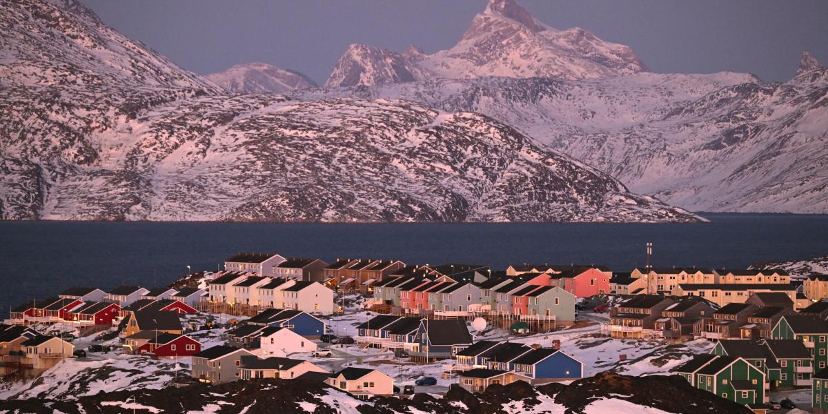 A gyönyörű sziget nagy részét jég borítja