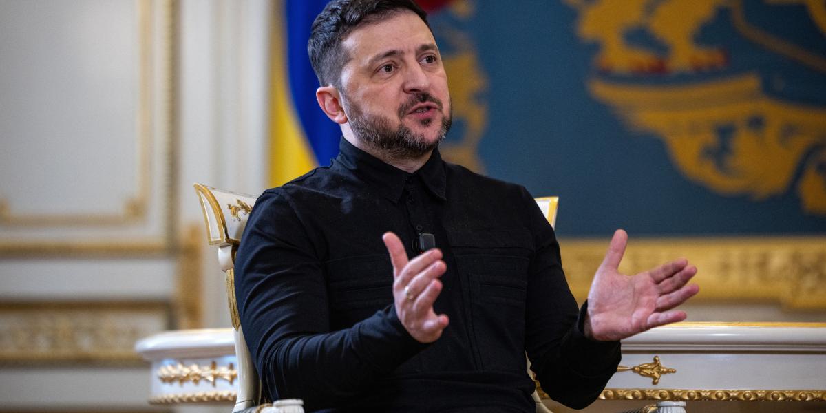 Volodimir Zelenszkij ukrán elnök