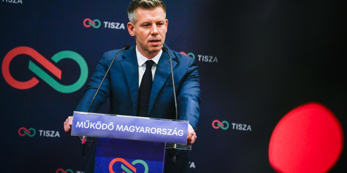 Magyar Péter február 21-én.