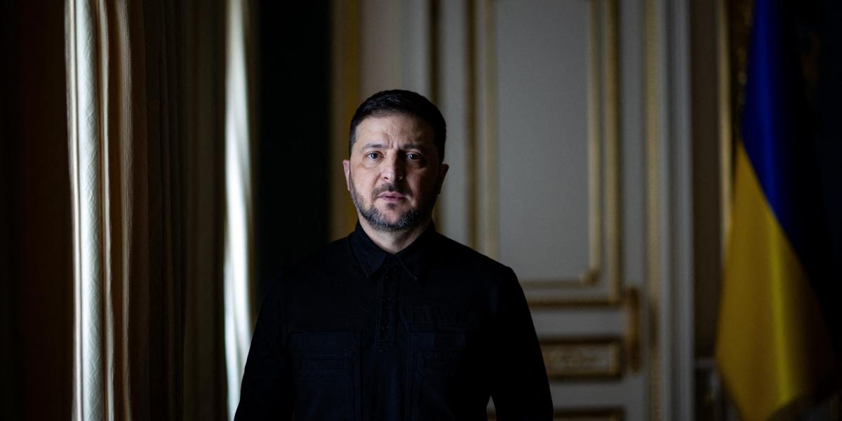 Volodimir Zelenszkij ukrán elnök