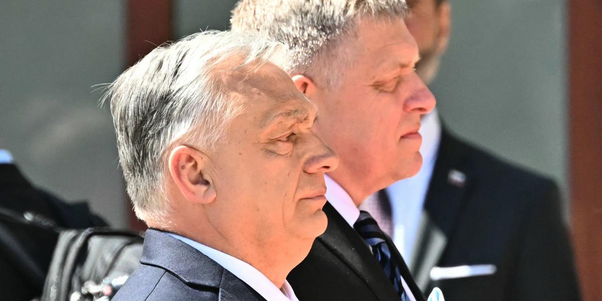 Orbán Viktor miniszterelnök és Robert Fico szlovák kormányfő