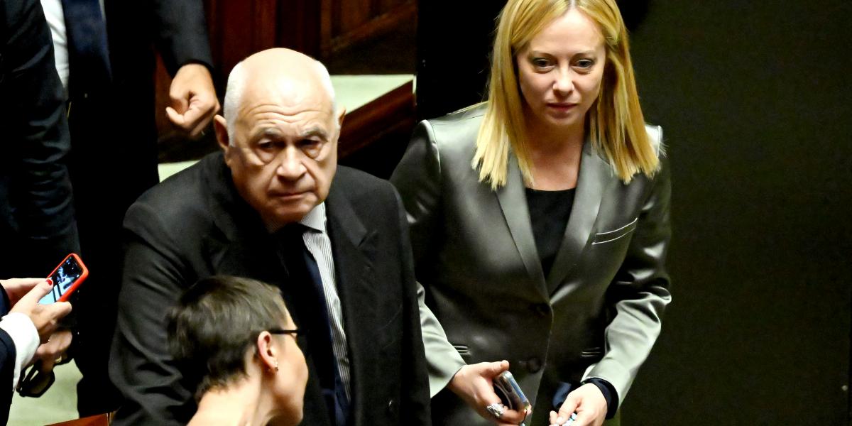 Carlo Nordio, a reform egyik agytrösztje és Giorgia Meloni miniszterelnök