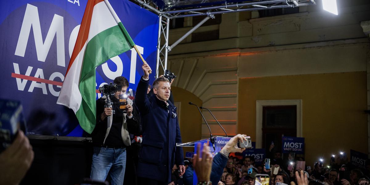  Magyar Péter Egerben: A Tisza ma a legerősebb, legfelkészültebb erő