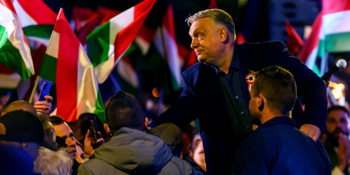 Orbán Viktor Kaposváron március 16-án.