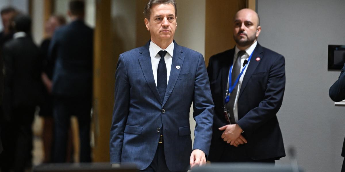 Robert Golob az Európai Tanács brüsszeli ülésén, Belgiumban, 2026. március 19-én.