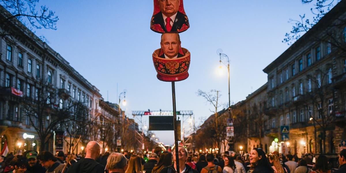 Szemléltető eszköz a Tisza március 15-ei rendezvényén
