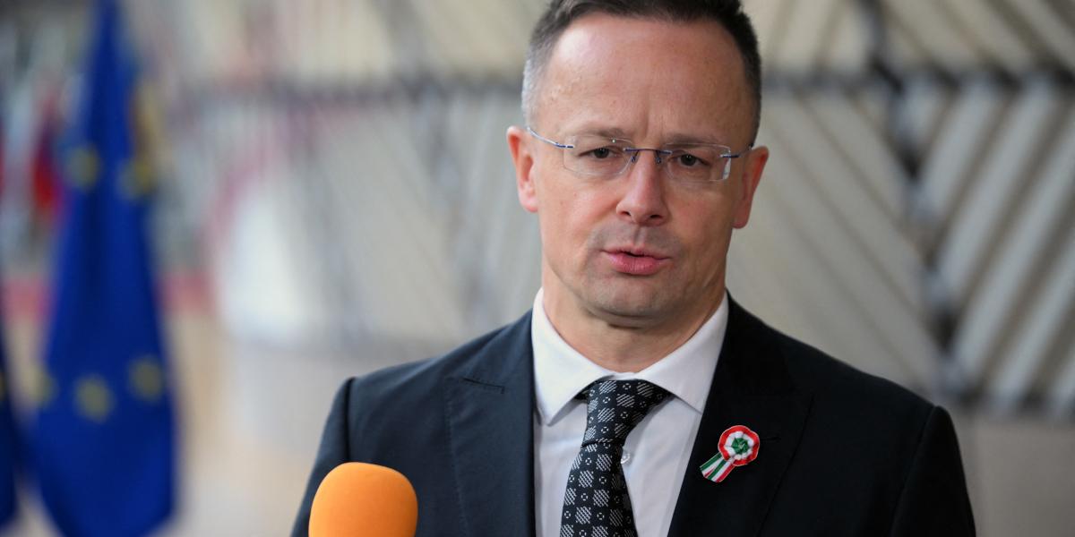 Szijjártó Péter Brüsszelben 2026. március 16-án.