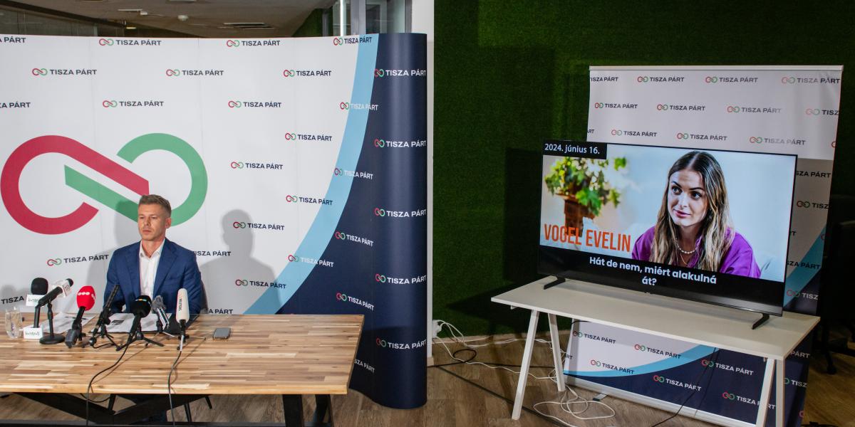 Magyar Péter sajtótájékoztatója a Vogel-ügyről 2024. november 10-én 