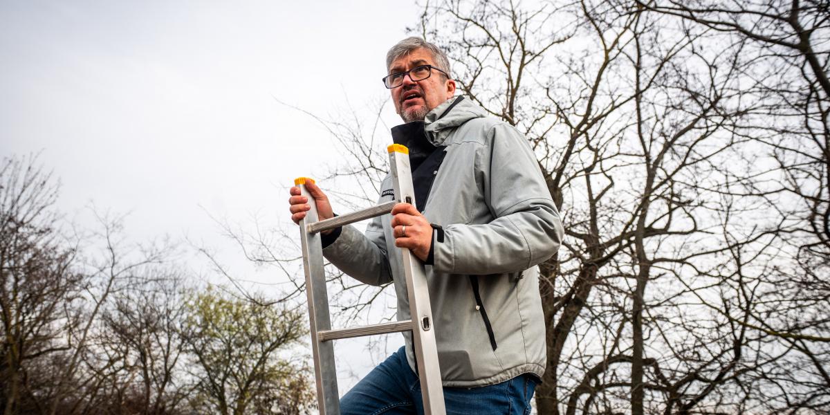 Hadházy Ákos, Hatvanpusztán 2025. november 29-én.