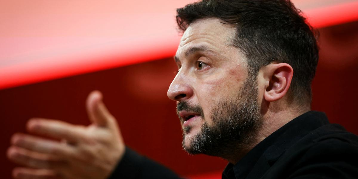 Volodimir Zelenszkij ukrán elnök