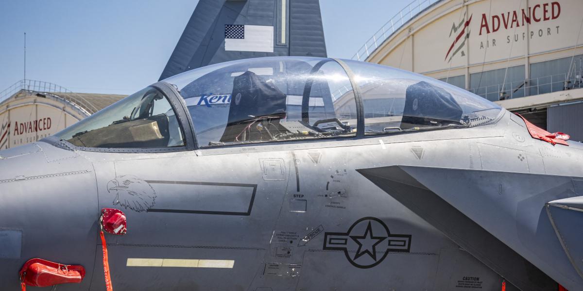 Képünk illusztráció, egy  F-15E Strike Eagle 2025 júniusában egy párizsi bemutatón