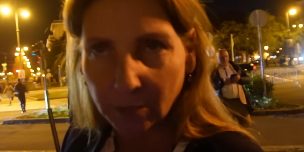 Juhász Andrea  piliscsabai jegyző a Fidesz eredményvárója után 