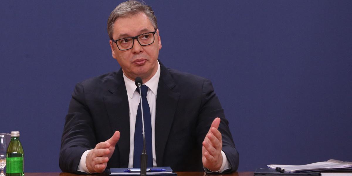 Aleksandar Vučić szerb elnök