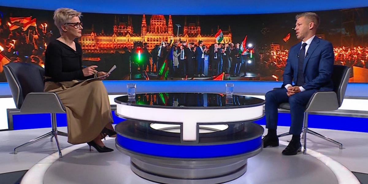 Magyar Péter a Ma reggel műsorában Csete Beátával április 15-én 