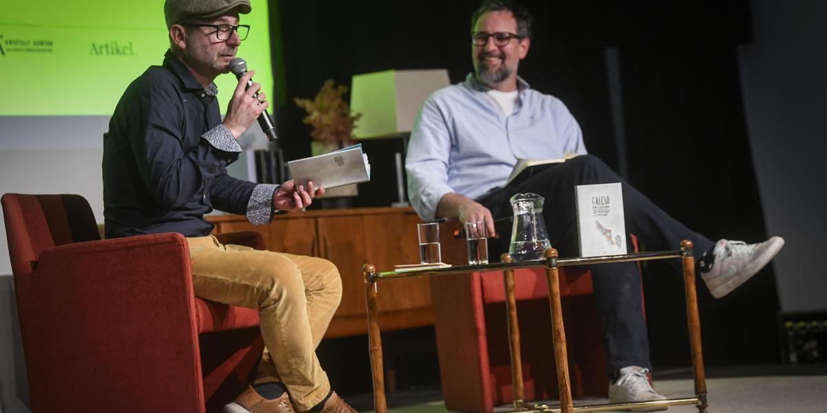 Grecsó Krisztián nem csak az új verseskönyvéről beszélt, felidézte a pályakezdését is