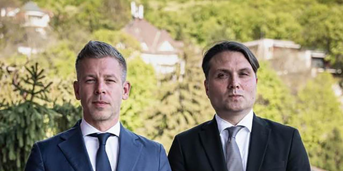 Magyar Péter és Gubík László 