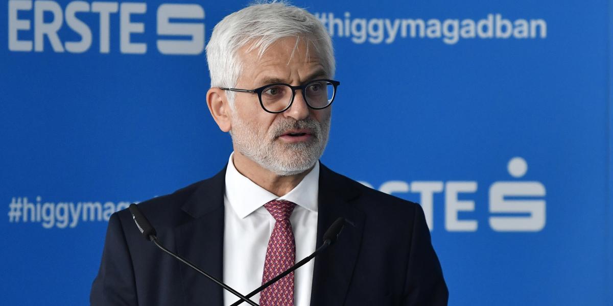 Jelasity Radován, az Erste Bank Hungary elnök-vezérigazgatója - Korábbi felvétel 