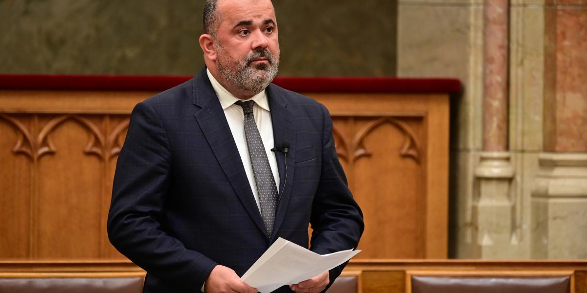 Bóna Zoltán az Országgyűlés plenáris ülésén 2025. november 17-én