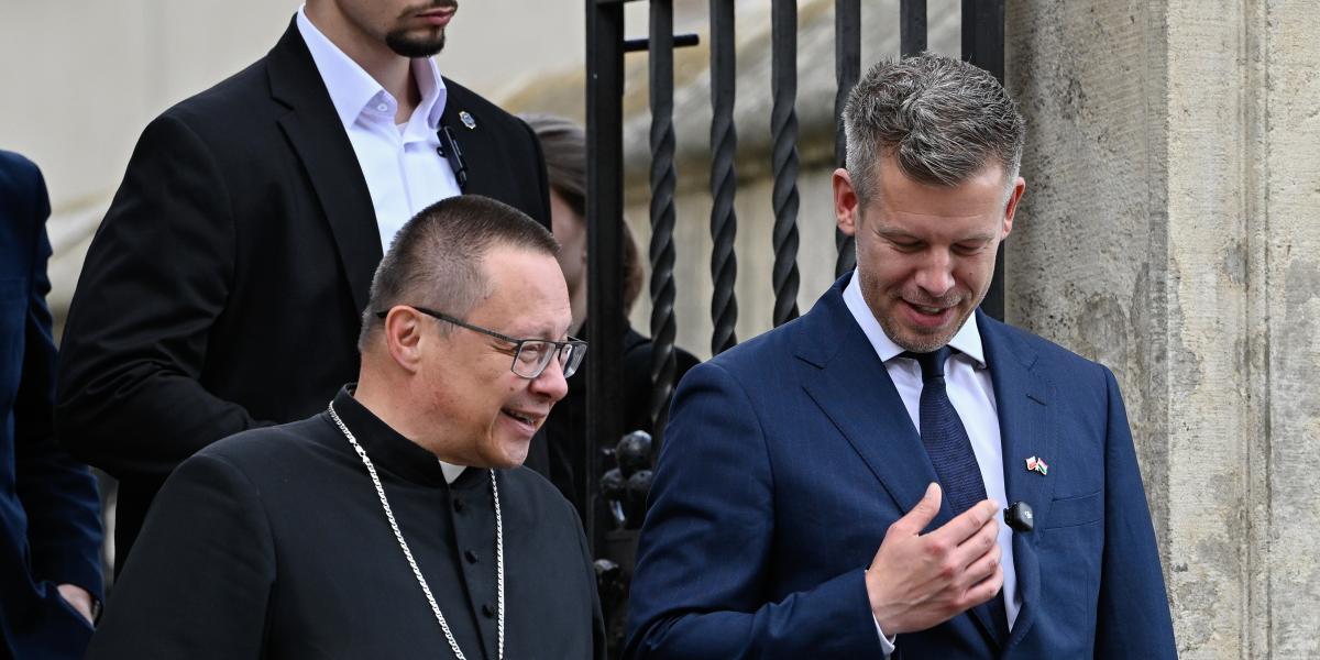 Grzegorz Ryś bíboros, Krakkó érseke és Magyar Péter miniszterelnök